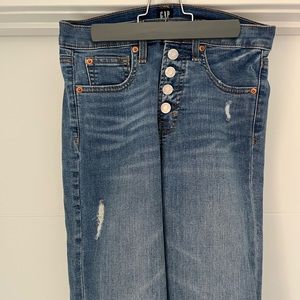 GAP, true skinny, skinny jean, size 26, women’s, button fly